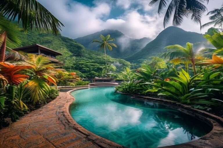 wisata Guci garden saat lebaran