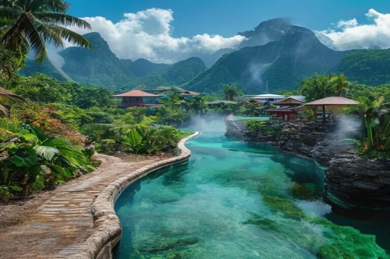 Guci garden untuk wisatawan asing