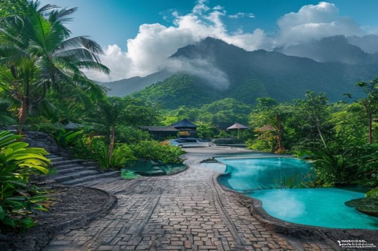wisata Guci garden musim kemarau